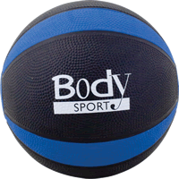 Body Sport Medicine Ball With Illustrated Exercise Guide, 2 Lbs.