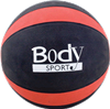 Body Sport Medicine Ball With Illustrated Exercise Guide, 10 Lbs., Red