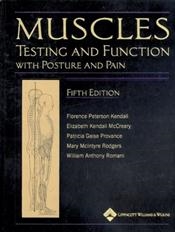 Muscles: Testing And Function With Posture And Pain