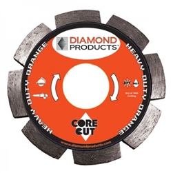 12429 4-1/2"x.250x7/8" Heavy Duty Orange Segmented Tuck Point Diamond Blades