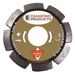 12466 4-1/2" Standard Gold Segmented Tuck Point Diamond Blades