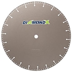 DiamondX Cut-off Wheels for Rail 18" x .170" x 1" Part#168855-DX