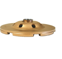 48352 5" Standard Gold Low Profile Cup Grinders - 7 segments