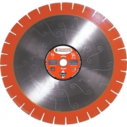 66644 Heavy Duty Orange Segmented Silent Core Masonry Diamond Blades â€‹14"x.125x1" â€‹DM85HSC