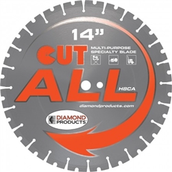 86907 18â€x.125x1 Cut-ALL Multi-Purpose High Speed Specialty Diamond Blades Hard Materials