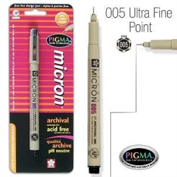 Pen-Pigma Micron Pen (005)-Black: 053482300816