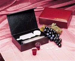 Communion-Remembrance Portable-Maroon LeatherLook: 081407002408