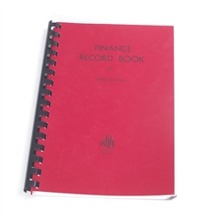 Finance-Record Book For Small Churches: 081407003276