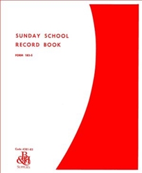 Sunday School Record Book: 9780805480443