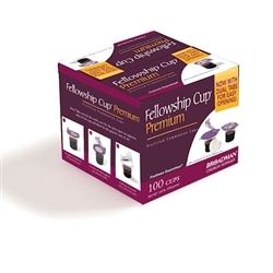 Communion-Premium Fellowship Cup Prefilled Juice/Wafer, Box of 100: 081407481173