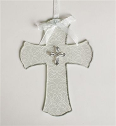 Wedding Wall Cross with Cross Embellishment: 089945517262