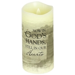 Candle-Flameless-Premier Flicker-God's Hands w/Timer-Vanilla: 096069104360