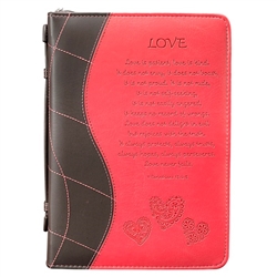 Bible Cover-Trendy Luxleather-Love-XLG: 1220000130395