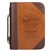 Bible Cover-Classic Luxleather-Be Strong And Courageous-XLG: 1220000136366