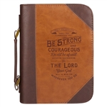 Bible Cover-Be Strong And Courageous (Joshua 1:9): 1220000136366