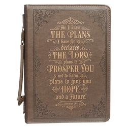 Bible Cover-I Know The Plans Jeremiah 29:11: 1220000136595