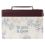 Bible Cover-Fashion/Be Still & Know-Large:  1220000139213