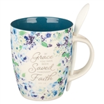 Mug with Spoon-By Grace Eph. 2:8: 1220000139640