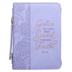 Bible Cover-By Grace You've Been Saved Ephesians 2:8: 1220000320147