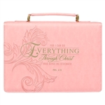 Bible Cover-Fashion-Everything Through Christ-Philippians 4:13: 1220000321281