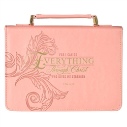 Bible Cover-Fashion-Everything Through Christ-MED: 1220000321298