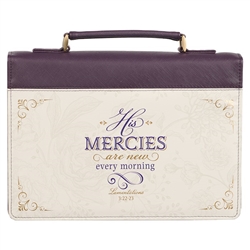 Bible Cover-Fashion-His Mercies Are New Every Morning: 1220000321496