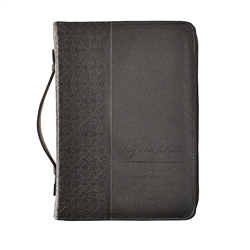 Bible Cover-Classic Luxleather-Guidance-Black-LRG: 6006937111387