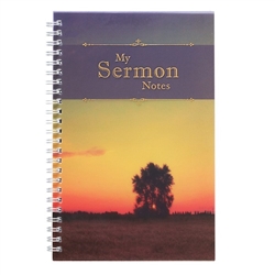 My Sermon Notes Wirebound Notebook With Tree: 6006937132078
