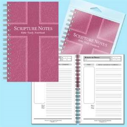 Notebook-Scripture Notes Bible Study: 634989819027