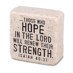 Plaque-Scripture Stone-Strength: 667665407058