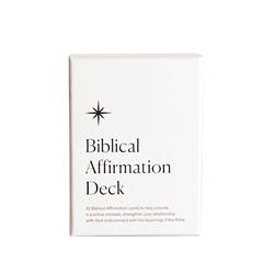 Biblical Affirmation Card Deck: 700721345267