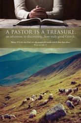 Bulletin-A Pastor Is A Treasure: 730817354620