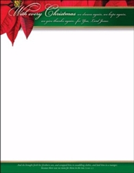 Letterhead-With Every Christmas...(Luke 2:7): 730817357492