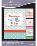 Card-Boxed-Blessings And Joy Assorted Baby Congratulation: 730817358758