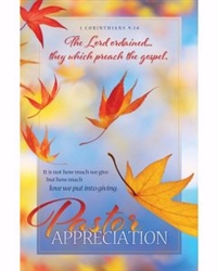 Bulletin-Pastor Appreciation/The Lord Ordained:  730817361444