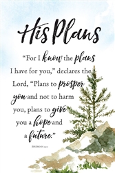 Plaque-Woodland Grace-His Plans: 737682050374