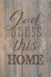Plaque-New Horizons-God Bless This Home: 737682087400