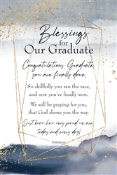 Plaque-Heaven Sent-Blessings For Our Graduate: 737682095108