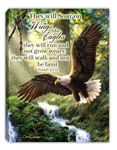 Mini Canvas-Eagles Flight w/Scripture LED Tabletop w/Timer: 746241086150