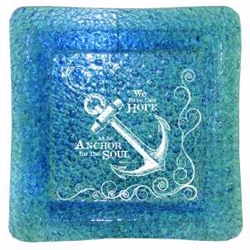 Tray-Large Square-Nautical-Hope Anchors Soul: 759830229968