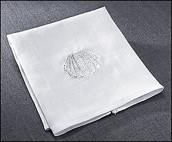 Baptismal Napkin With Shell: 780090651442