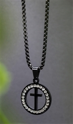 Necklace-Eden Merry-Circle Cross: 780308988834