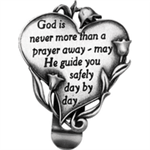 God Is A Prayer Away Visor Clip: 785525080606
