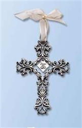 Wall Cross-25th Anniversary-Silver Plated: 785525085151