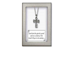 Pendant-Lord's Prayer Small Cross: 785525247139