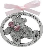 Bear Crib Medal-Pink: 785525251808
