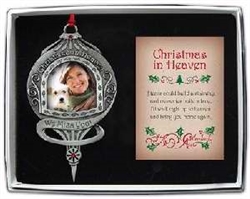 Ornament-Memorial-Christmas In Heaven w/Photo Frame: 785525264891
