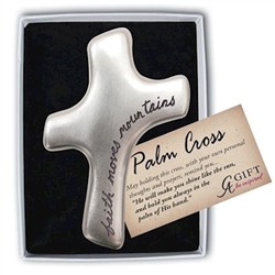 Palm Cross-Faith Moves Mountains-Zinc: 785525279406