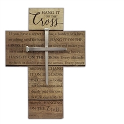 Wall Cross-Hang It On The Cross: 785525297264