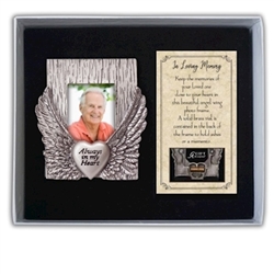 Frame-Memorial-W/Card-Always In My Heart Wing: 785525298759